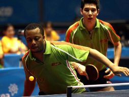 Jude Okoh durante el Latinoamericano  juego de Tenis de Mesa 2011 en Guadalajara. MEXSPORT  /