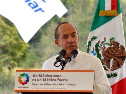 El Presidente Felipe Calderón exigió al Congreso que apruebe la Ley de Asociaciones Público Privadas. NOTIMEX  /