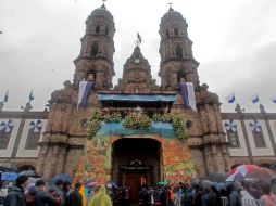 La Plaza de las Américas permaneció a un 70% de su capacidad en el transcurso de la fiesta religiosa.  /