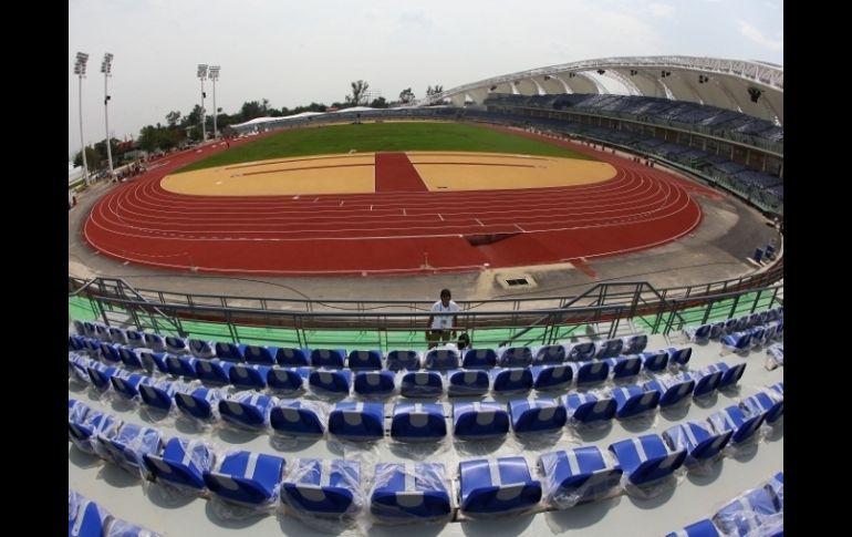 La Policía Federal desde hace dos semanas registra las sedes panamericanas. En la imagen el Complejo de Atletismo. MEXSPORT  /