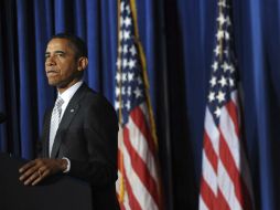 Barack Obama pronuncia un discurso durante un foro latino organizado por la Casa Blanca. EFE  /