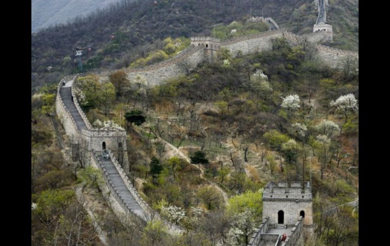 El segmento de la muralla dañado fue construido durante la dinastía Ming (1368-1644).  ARCHIVO  /