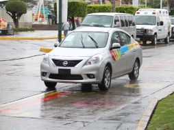 Los autos oficiales de los Panamericanos tienen preferencia en vialidades importantes.  /