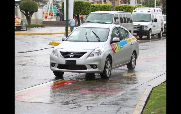 Los autos oficiales de los Panamericanos tienen preferencia en vialidades importantes.  /