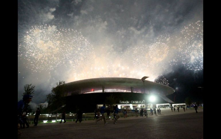 El Estadio Omnilife durante la inauguración.  /