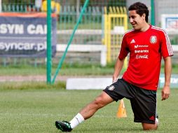 Efraín Juárez, jugador mexicano, tendrá mucha actividad debido a que el equipo aragonés tiene pocos elementos. MEXSPORT  /