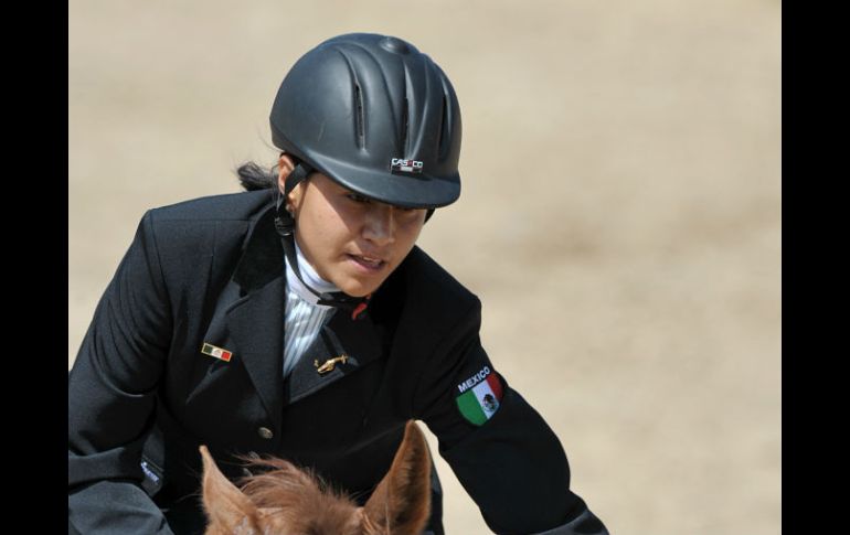 Horóscopo es el caballo de la jinete mexicana. AFP  /