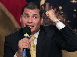 El presidente de Ecuador, Rafael Correa, dijo que su política tributaria busca gravar más a los sectores ricos del País.  /