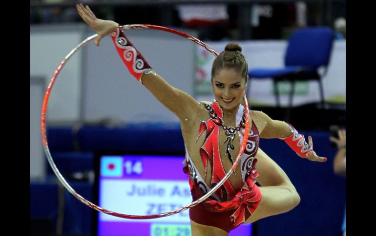 Cynthia Valdez se quedó a pocas milésimas de la medalla de oro. EFE  /