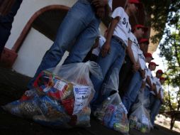 El Banco Diocesano de Alimentos apoya a 100 mil personas con alimento diario en 33 municipios del Estado de Jalisco.  /