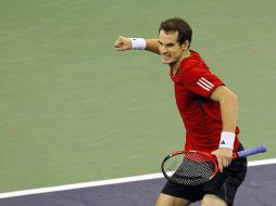 Andy Murray celebra después de ganar el partido contra David Ferrer. REUTERS  /