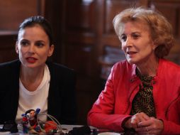 Elena Anaya y Marisa Paredes llegaron al Morelia Film Fest para promocionar ''La piel que habito''. EL UNIVERSAL  /