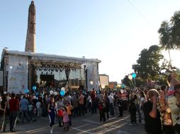 En la zona se desarrollan actividades recreactivas con motivo de la Fiesta de América.  /