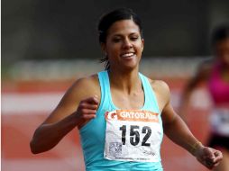 Anisia Castro durante el Selectivo de Atletismo en la Ciudad de México. MEXSPORT  /