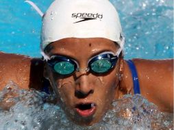 Patricia Castañeda se volvió candidata al podio en 400 metros libres. MEXSPORT  /