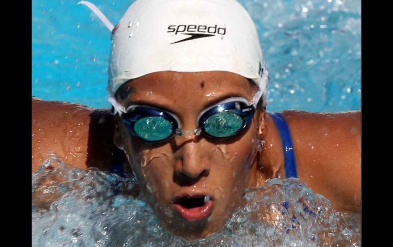 Patricia Castañeda se volvió candidata al podio en 400 metros libres. MEXSPORT  /