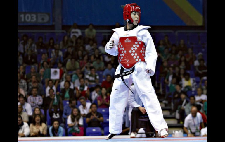 Acosta, durante el torneo. MEXSPORT  /