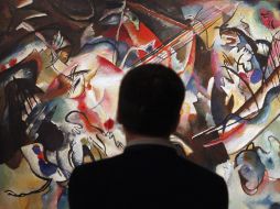 Imagen de la Composición VI, de Vasily Kandinsky (1913), que se exhibirá dentro de la muestra Tesoros del Hermitage. EFE  /