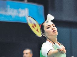 La representante mexicana enfrenta hoy en semifinales a la canadiense Millelle Li. EFE  /