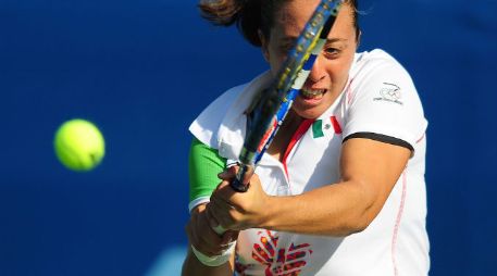 Ximena Hermoso era la última esperanza para México en singles femenil. EFE  /