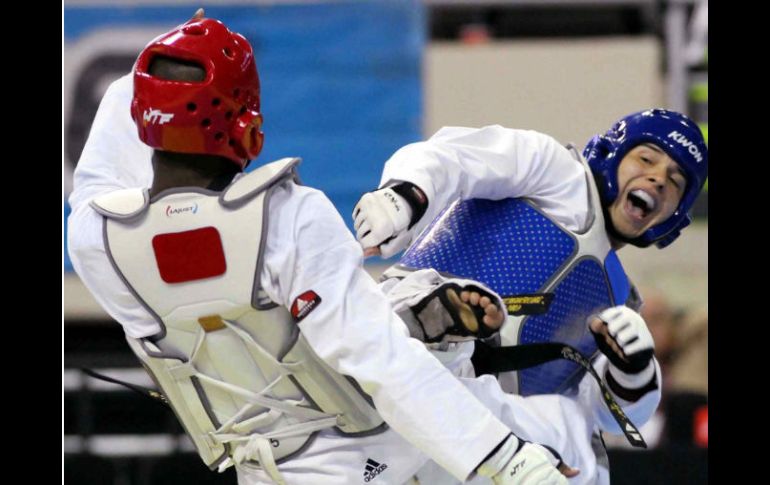 El taekondoín local llegó a estar al frente en el marcador, pero finalmente perdió el encuentro. MEXSPORT  /