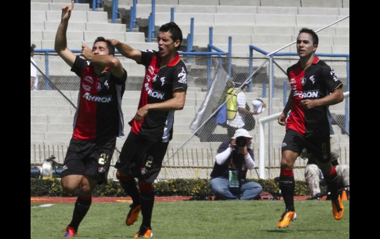 El triundo de Atlas ante Pumas el pasado domingo elevó el estado anímico de los jugadores. NOTIMEX  /