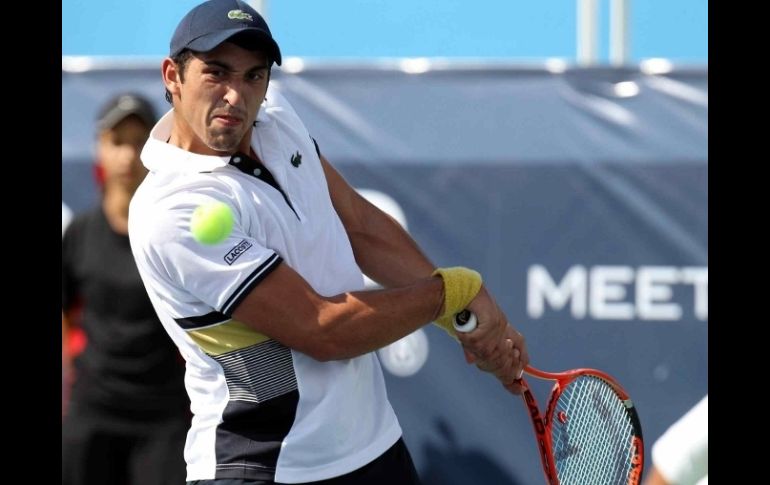 El mexicano César “Tiburón” Ramírez fue eliminado en la segunda ronda del Torneo Panamericano de Tenis. MEXSPORT  /