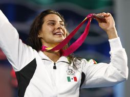 La nadadora capitalina, Fernanda González, logró su segunda medalla de bronce. REUTERS  /