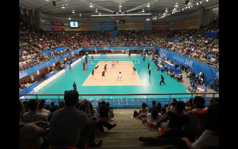 El escenario de voleibol de sala demostró ser uno de los favoritos.  /