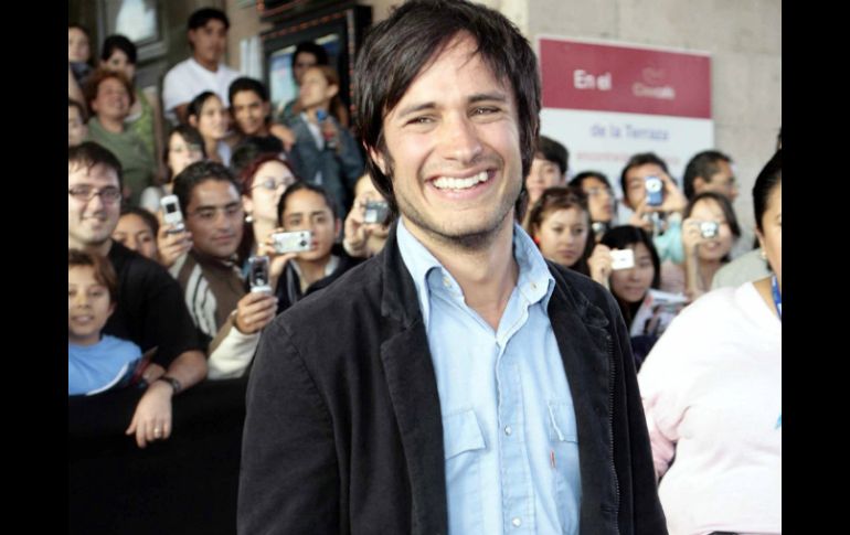 Gael García Bernal ya se encuentra en esta ciudad para estar presente en el Morelia Film Fest  /