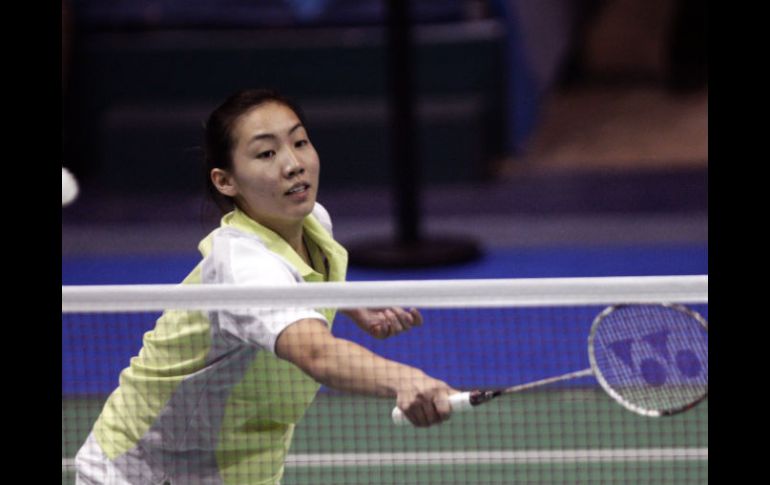 Michelle Li, durante el torneo. AFP  /