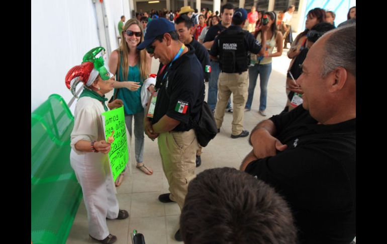 Diversos grupos sociales han aprovechado los Juegos Panamericanos para manifestarse.  /