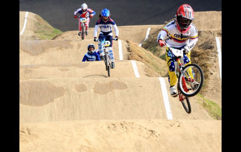 Primer día de actividades de BMX. EFE  /