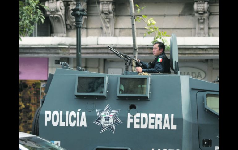 Alrededor de seis mil policías federales vigilan la ciudad ante la celebración de los Juegos Panamericanos.  /