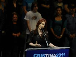 Cristina Fernández de Kirchner buscará ser reelegida en los próximos comicios en Argentina. AFP  /