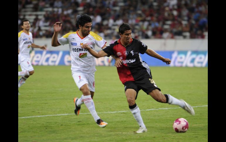 El partido se complicó para el Atlas en los últimos minutos.  /