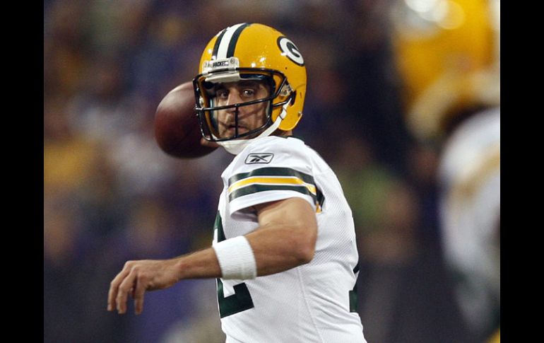 Los Empacadores de Green Bay comandados por Aaron Rodgers siguen invictos en la NFL. REUTERS  /