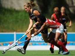 La canadiense Abigail Raye durante la novena jornada de los Juegos Panamericanos. MEXSPORT  /