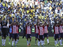 En triunfo de Chivas ante América no dejó lesionados en el ''Rebaño Sagrado''. NOTIMEX  /