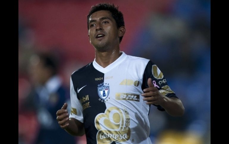 Pachuca tendrá la baja del delantero ecuatoriano Jaime Ayoví además del suspendido Dionicio Escalante. MEXSPORT  /