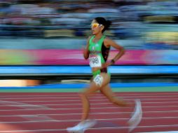 Marisol Romero logró conquistar el primer oro en Atletismo para el país. AFP  /