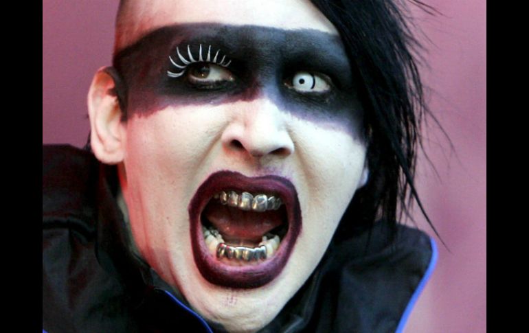 Marilyn Manson presentará su trabajo como pintor en ''The path of misery''. EFE  /