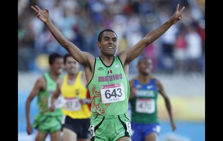 Con la presea de Barrios, México sigue cosechando triunfos en atletismo. MEXSPORT  /