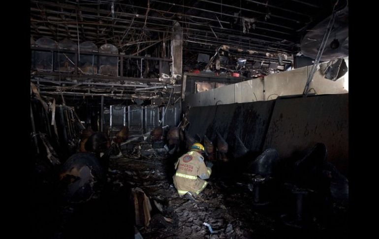 En el incendio del casino murieron 52 personas. AFP  /