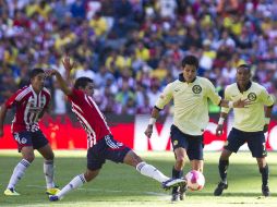 Las Chivas llegan a este duelo con la moral muy alta, luego de la victoria en el 'clásico nacional'. MEXSPORT  /