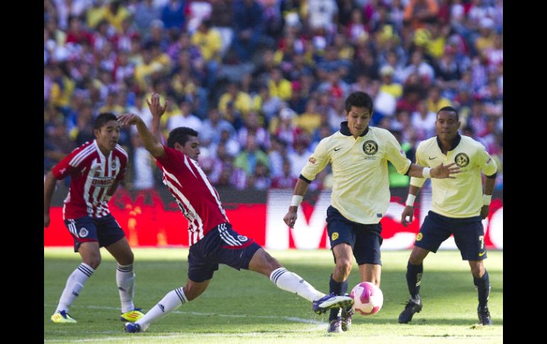 Las Chivas llegan a este duelo con la moral muy alta, luego de la victoria en el 'clásico nacional'. MEXSPORT  /