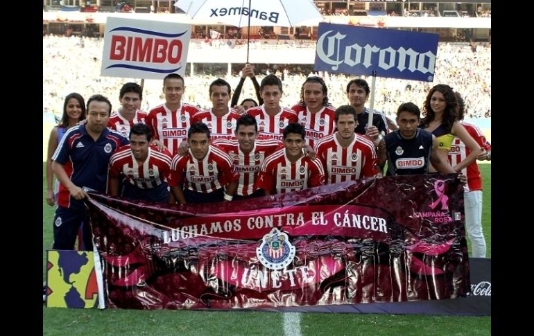 Las Chivas de Guadalajara lideran la competencia con 25 puntos. MEXSPORT  /