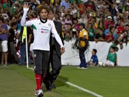 El arquero de la Selección Mexicana ya aprendió el idioma y disfruta los momentos que está viviendo a nivel personal. MEXSPORT  /