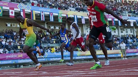 Quedó vivo el récord panamericano de Collins en 10 segundos. AFP  /