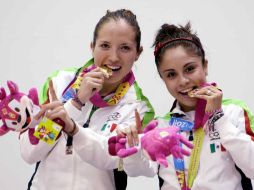 México se colocó en la cima del Racquetbol al obtener dos oros hoy, en las ramas varonil y femenil. MEXSPORT  /